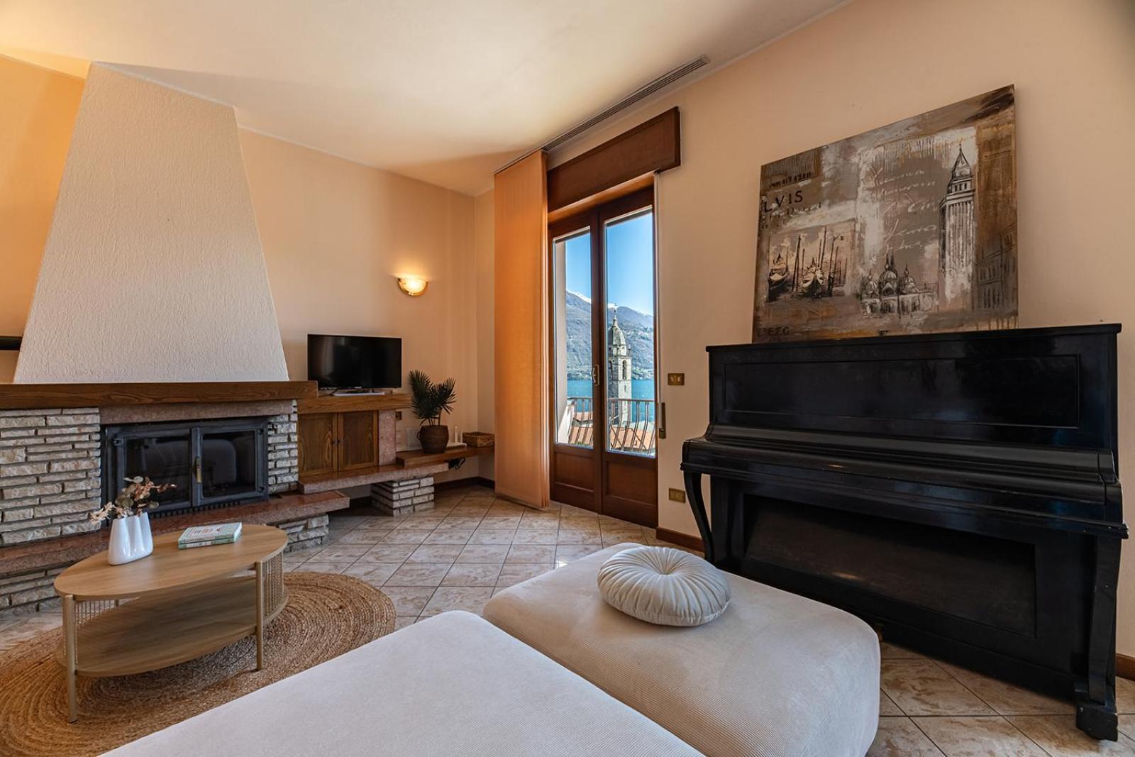 Appartamento Bellavista - Lake Como View - Near The Beach Cremia Eksteriør bilde